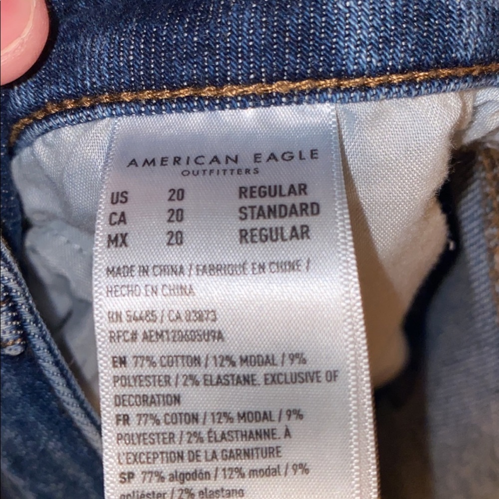 Plus size mom jeans